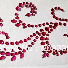 Цветастые Цветочные самоклеющиеся стразы наклейки оптом Скрапбукинг наклейки для дневника мобильные наклейки со стразами