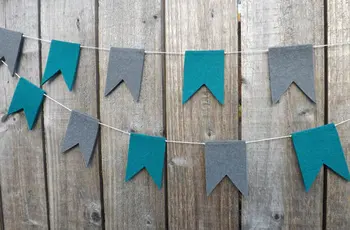 

Pennant flags nursery felt Garlands baby shower buntings RUSTIC wedding birthday Church decor baptism banners