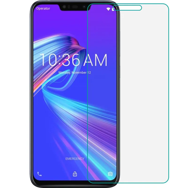 

2pcs Tempered Glass Asus Zenfone Max M2 ZB633KL Screen Protector Asus Zenfone Max M2 ZB633KL ZB 633KL 633 KL Glass Film 6.3"