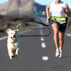 Универсальный Непромокаемая ткань спортивные Бег поясная сумка собака приводит поводок щенок тягового каната цепи воротники ремни
