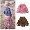 Toddler Baby Girls Tassel Skirts Kids Long Length Party Pageant Skirt Clothes 1