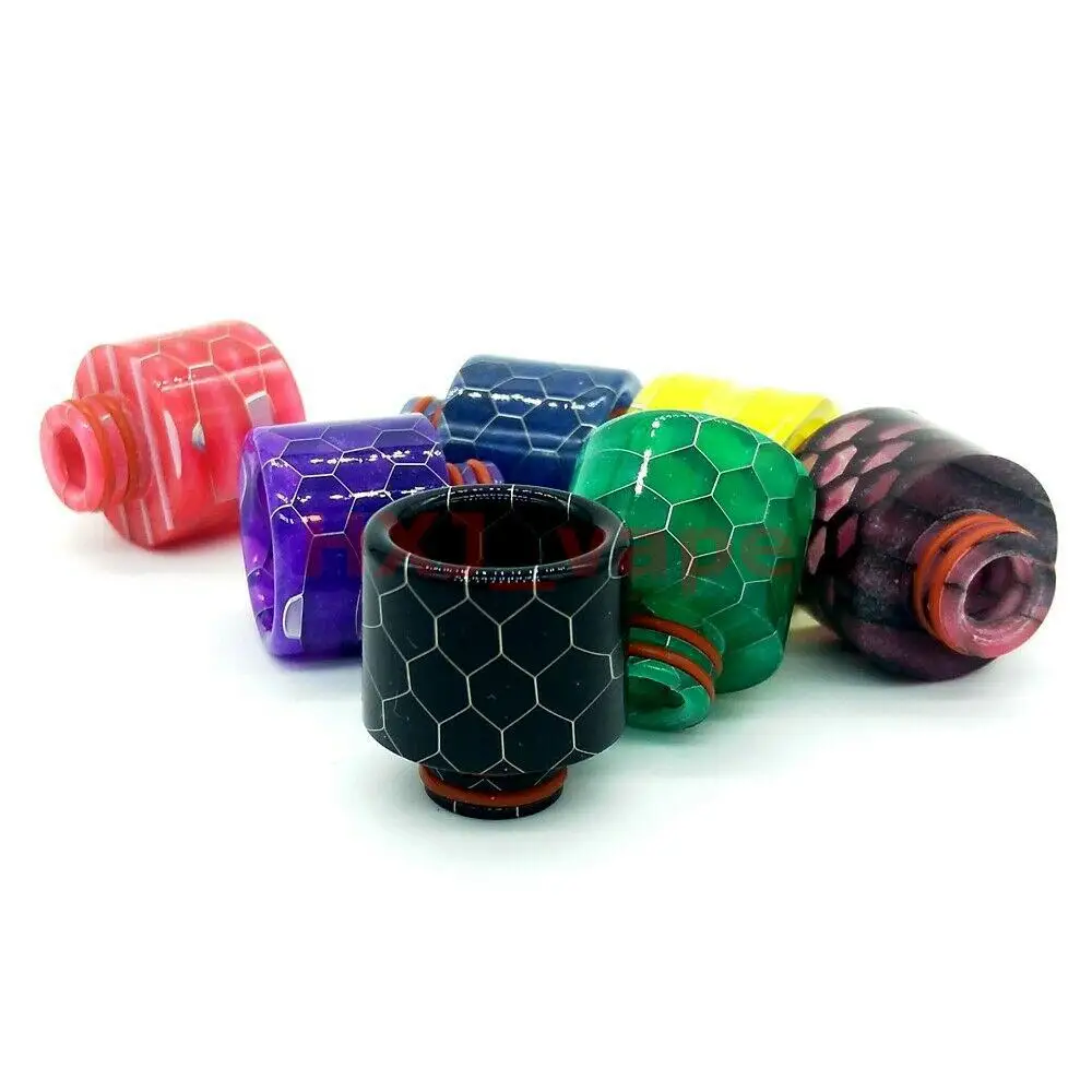

7pcs 510 Drip Tip Resin Fit for Vaporesso Cascade Baby/mini SE Veco One Plus Falcon Melo (each one all color) 510 tank atomizer