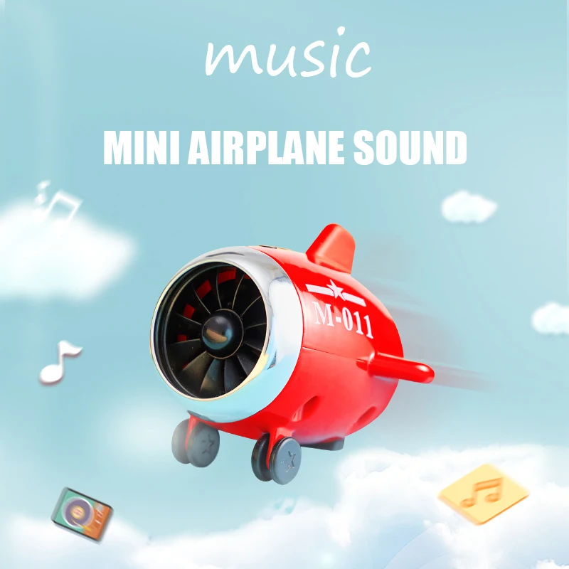 

Innovative Small Aircraft Bluetooth Speaker Portable Wireless Speaker Sound System 3D Stereo Music Surround Birthday Gift