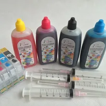 T1281 пополнения чернил комплектов для Epson Стилусы sx435w sx438w sx440w sx445w офисные BX305F 305fw принтера с чипом АРК поставляются с шприцы