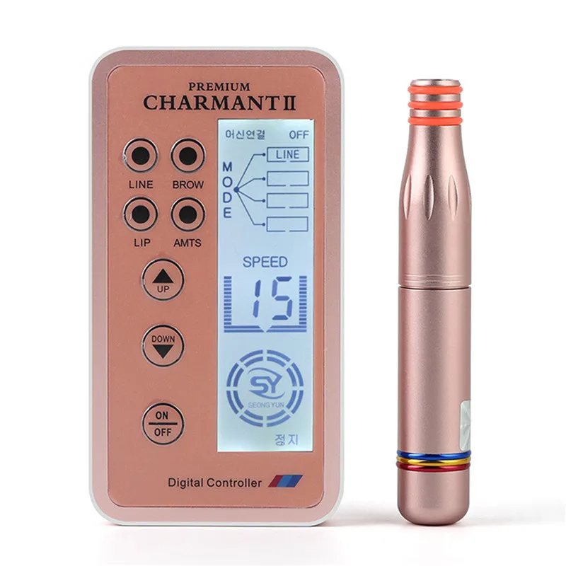 

Micro BladeEmbroidery Electric Digital Tattoo Machine Permanent Makeup Pens For Eyebrows Lips Body Tattoo Cosmetic Kits Make UP