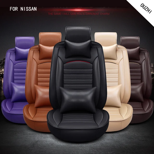 OUZHI brand pu leather car seat cover front and back set for NISSAN ... OUZHI brand pu leather car seat cover front and back set for NISSAN ...