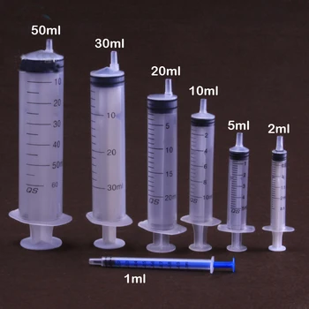 

100pcs/lot 1ml Sample injector Plastic injector Add ink collector Medicator add glue work drum free shipping