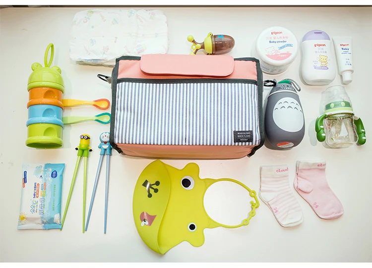 Discount! Baby Diaper Bag Large Capacity Nappy Bags Multifunctional