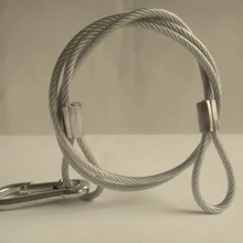 100 шт./партия, 4 мм* 85 см, легкий защитный кабель-световая цепь для безопасности, световой луч для сцены, защитный кабель, вес нагрузки 25 кг, сафтея веревка