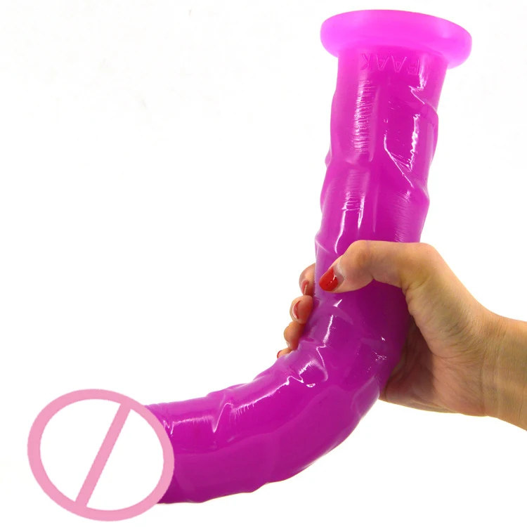 13.2 inch Black Realistic Super Big Dildo Flexible Penis Dick With Suction Cup Super Long Dildos for women masturbation adult