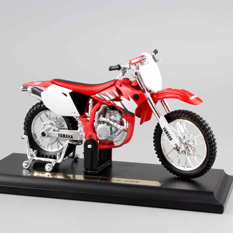 

1/18 mini scale children metal Diecast YAMAHA YZ-450F motorcycle MX supercross Motocross dirt bike race models gift Toy for boy