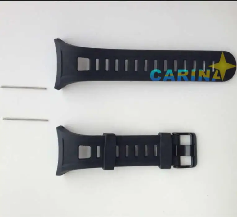 Original 22mm Black Silicone Rubber Watch Strap Waterproof Sport Watch Band For Wristwatch Sunroad FR801 FR934 FR935 FR803 FR830