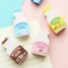 Свежий резиновый ластик I Love Milk, призы для учеников начальной школы, рекламный подарок, канцелярские товары