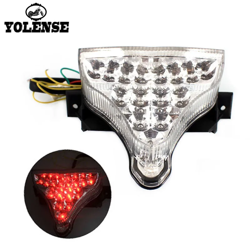 

For YAMAHA YZF R1 YZF-R1 YZFR1 2009 2010 2011 2012 2013 2014 Motorcycle Tail Light Brake Turn Signals Integrated LED Light