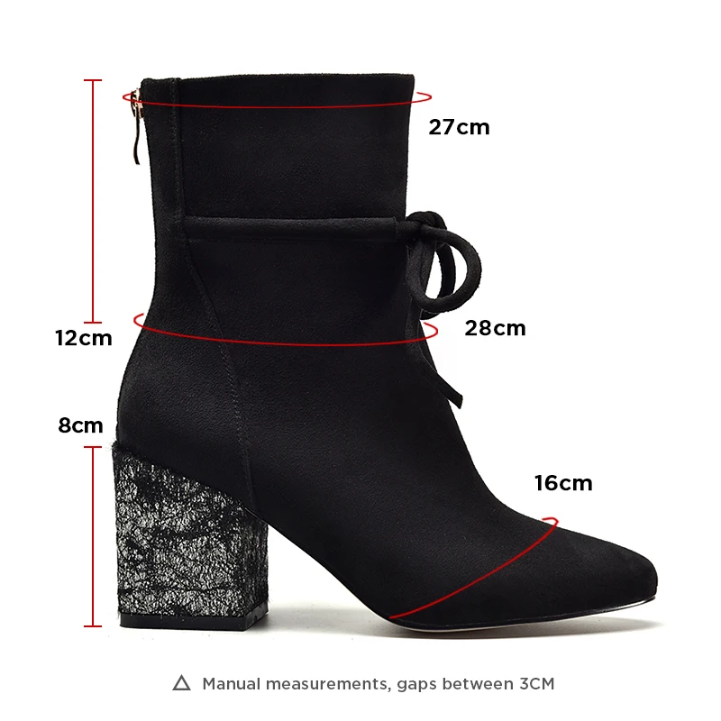 Suede angle boots Perixir 2017 new style ankle boo