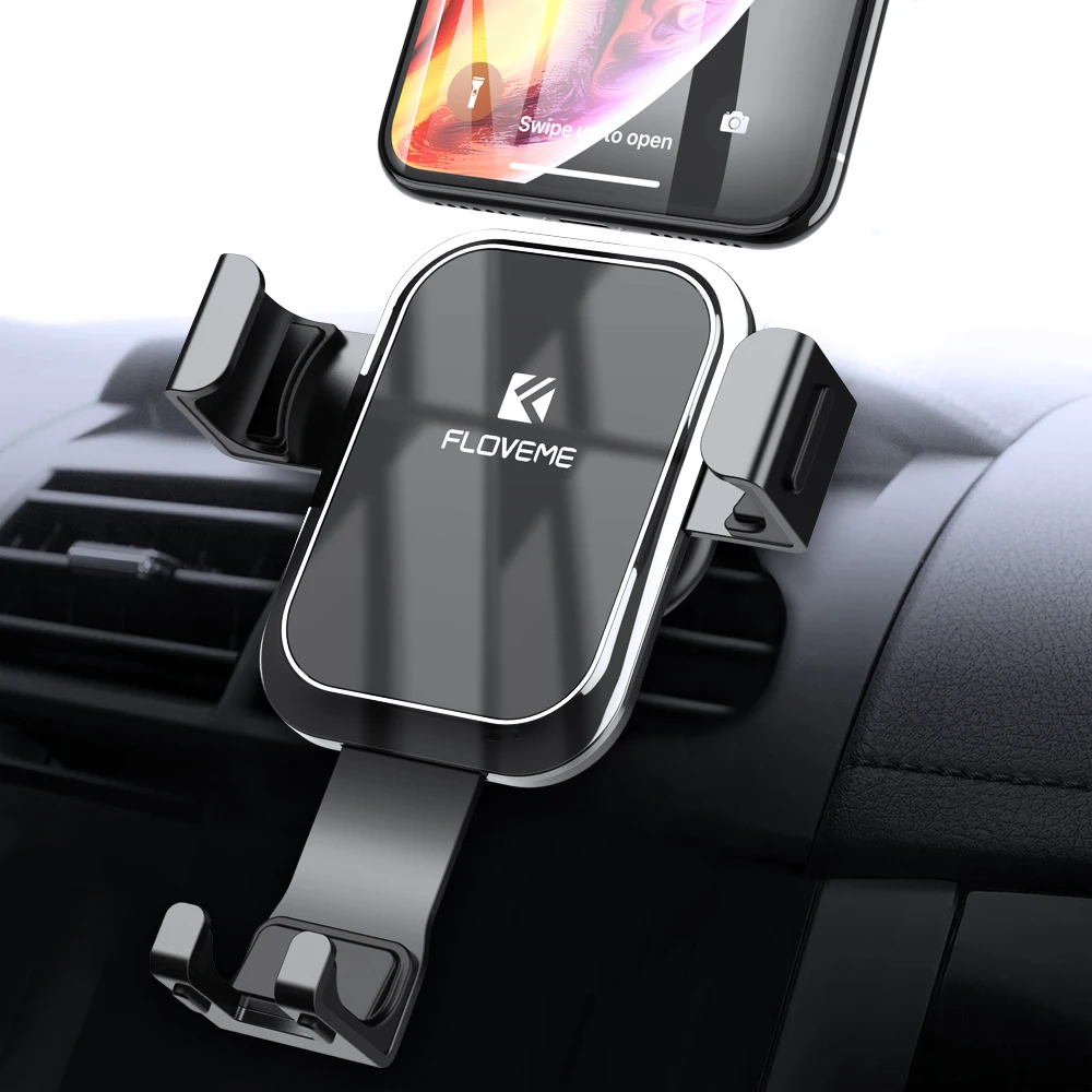  Floveme Schwerkraft Auto Telefon Halter Für iPhone 8 XR X 7 Auto Vent Auto Gesperrt Montieren telef