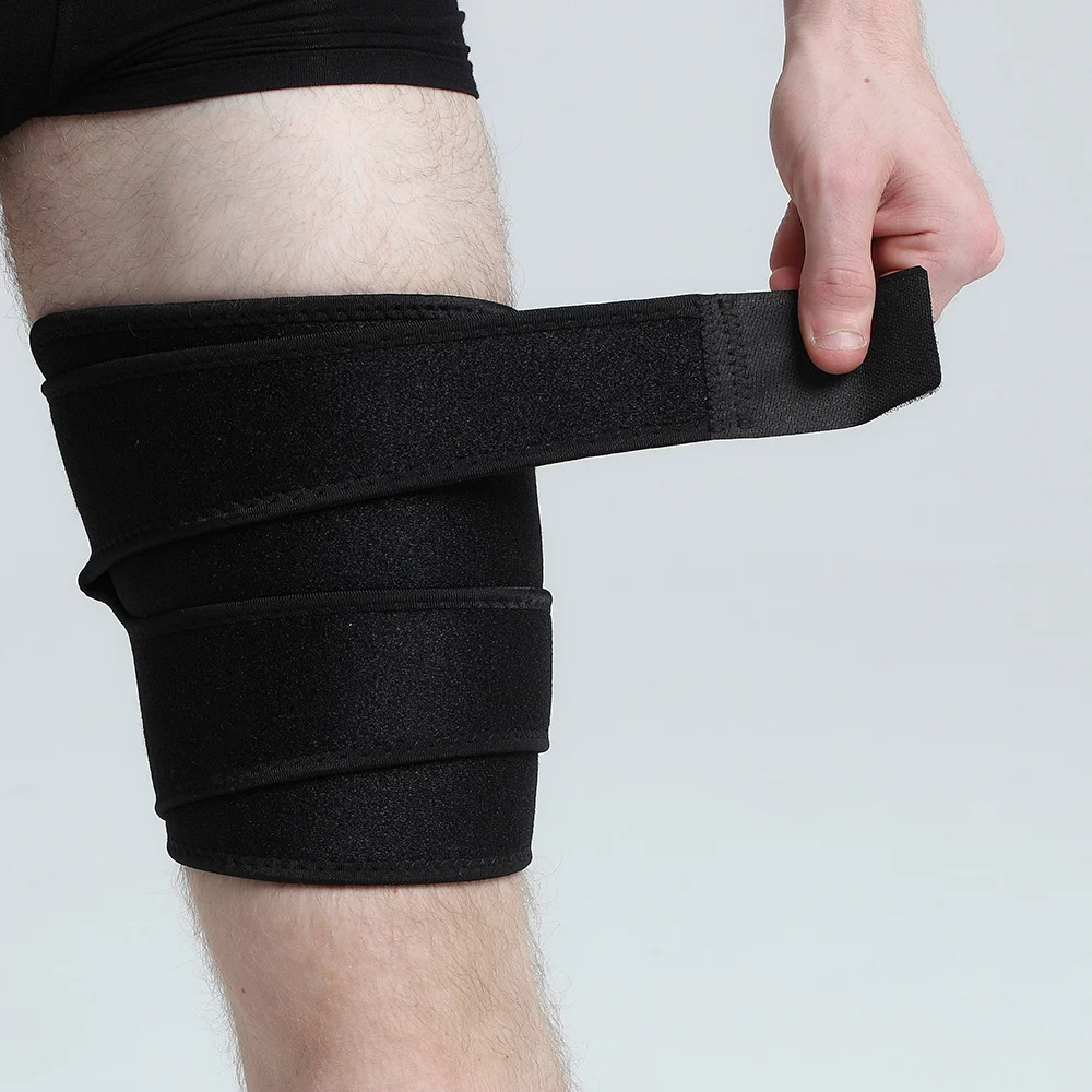 Buy Compression Elastic Thigh Support Sports Thigh Brace Hamstring Basketball
