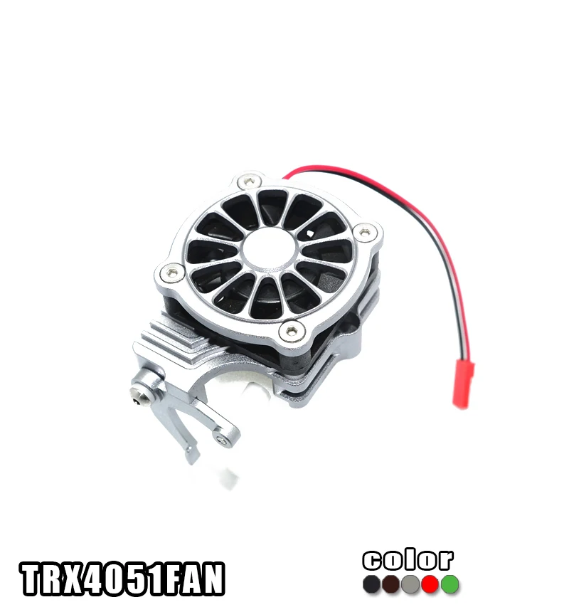 

1PC Model Car ESC Cooling Fan Aluminum ESC Heat Sink 82056-4 Speed Controller/Motor Radiator for RC Cars Upgrade Parts