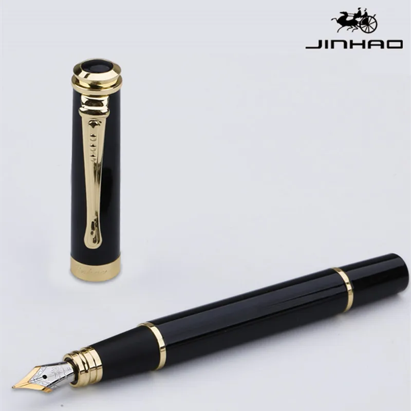 Jinhao 500 товары для рукоделия Роскошные Письма канцелярские сетке металлические авторучки 0,5 мм тонкий наконечник для студент, школа, офис