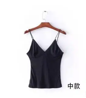 white bra Momoluna Top Female Summer Sexy Tank Tops Women Vest V Neck Blusa Solid White Black - Camis Fitness Camisole Tank Slim Shirt black camisole Tanks & Camis