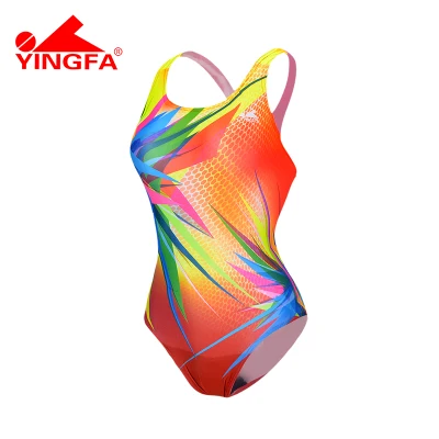 Yingfa FINA одобренный Цельный купальник для соревнований гонок sharkskin по плаванию