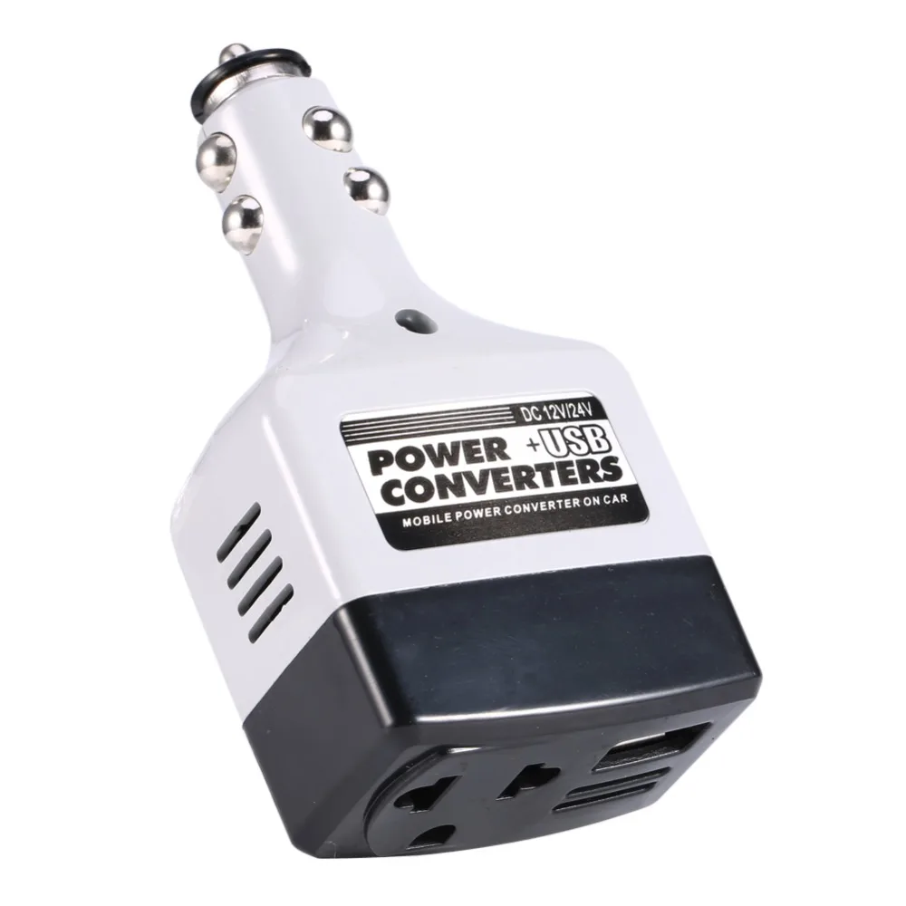 Car Mobile Converter Inverter Adapter DC 12V/24V to AC 480V Charger