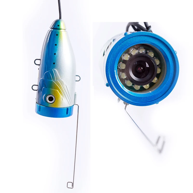 Рыболокаторы 1000TVL HD водостойкая подводная рыбалка камера с м 15 м длинный кабель 12 шт. светодио дный светодиодные фонари