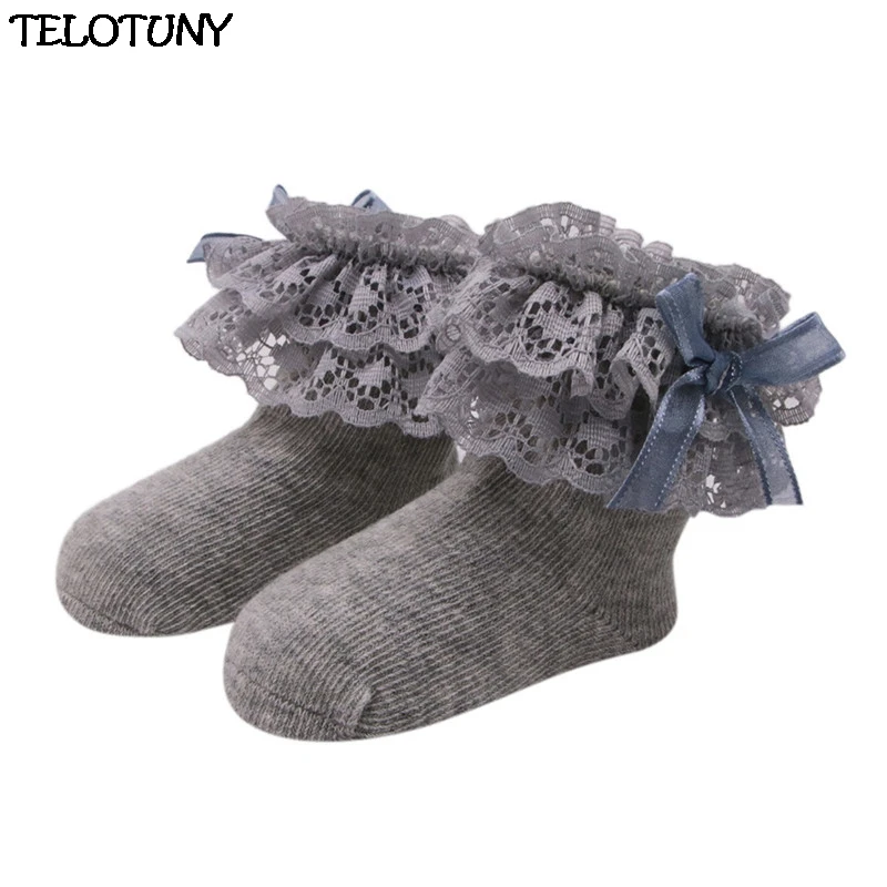 TELOTUNY 2018 модная детская одежда для девочек Удобные милые хлопковые носки тапочки