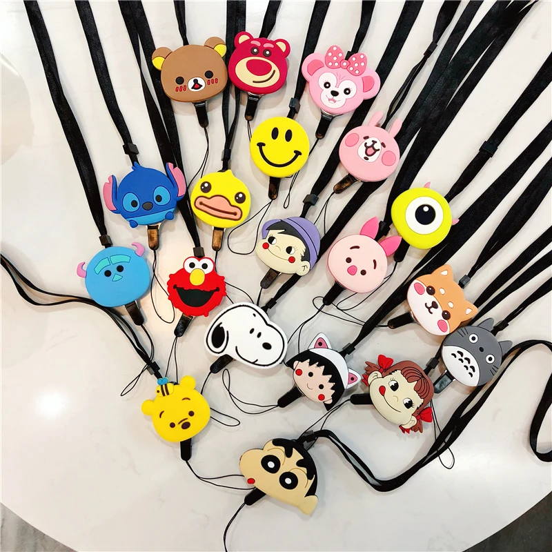 

Cartoon Cute Detachable pop Lanyard Neck Strap for keys ID Card Mobile Phone Straps for iphone 5 6 7 8 X Badge Holder Hang Rope