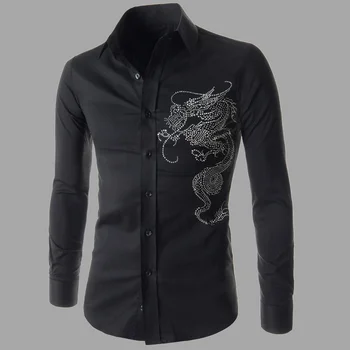 

Geek New Spring Men Shirt Long Sleeve