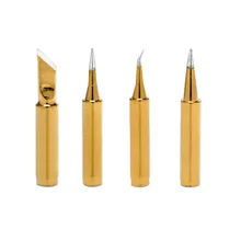 JZL 4 шт 900M-T Золотая электрическая железная головка для 936/937/942 и различных стойких керамики для нагревания сварки высокого качества паяльник