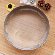 1 шт. 20 см из нержавеющей стали, круглой формы муки, печенье инструмент, формы для выпечки, муки сито, Мука Болт оптом и в розницу J0567