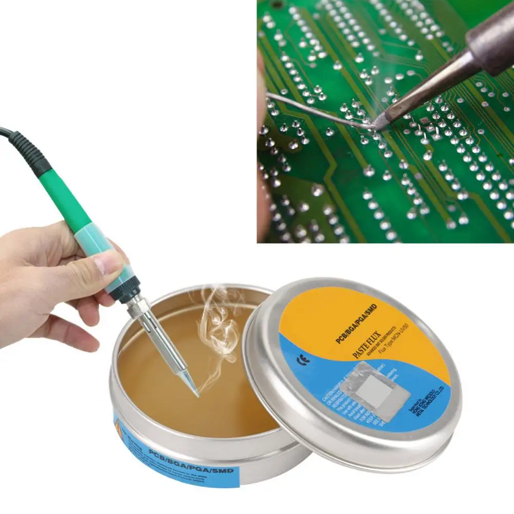 MCN UV50 пайка с флюсом Олово флюс Электрический паяльник для PCB/BGA/PGA/SMD Горячая