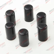 6 шт. 16 мм 5/" силиконовая заглушка для впускного вакуумного шланга с заглушкой колпачка s черный/синий/красный