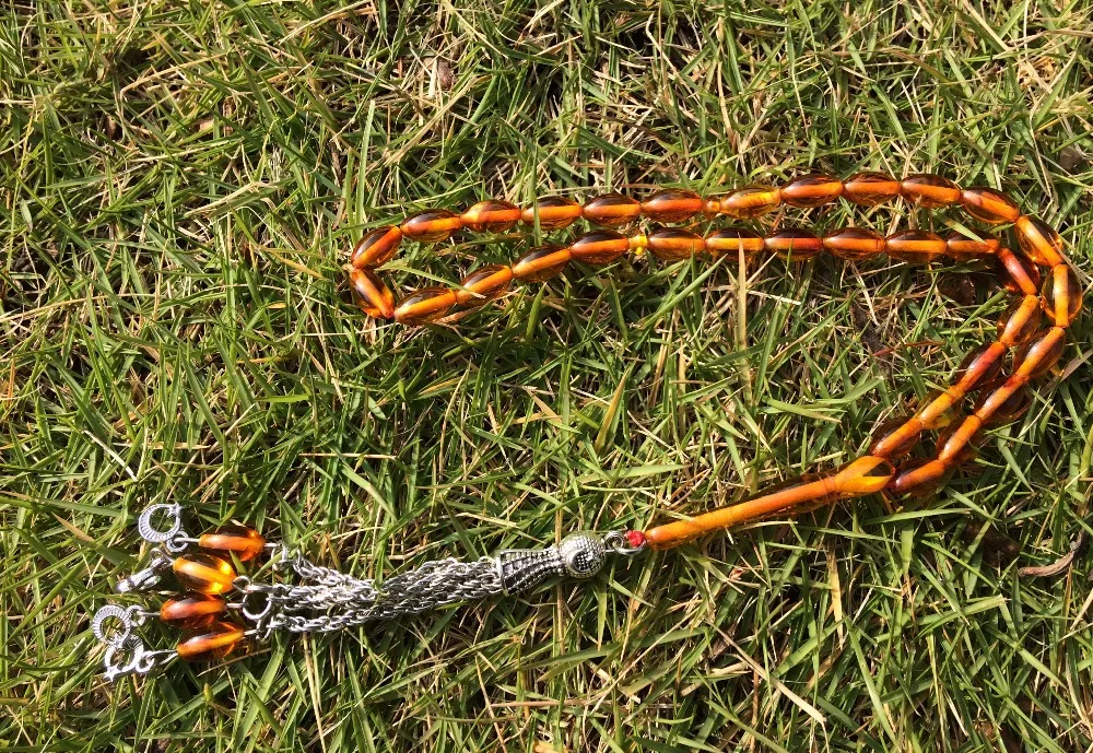 

islam prayer beads muslim Rosary imitation kehribar tesbih Resin amber tesbih allah tespih misbaha masbaha sibha subha gift