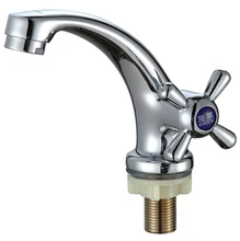 Free shipping Comortable handle single cold basin mixer tap with polished chrome bathroom basin sink water tap