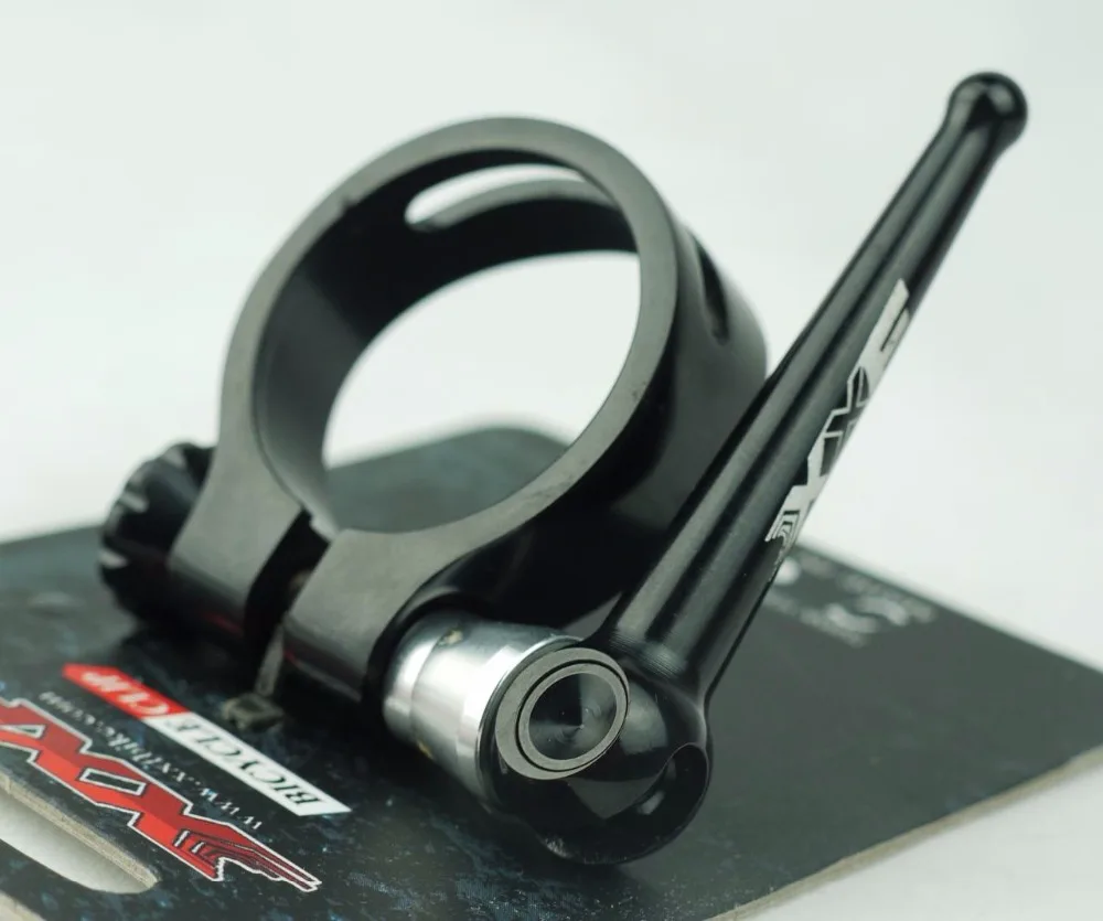 CNC Quick Release Seatpost SEAT Clamp Titanium Ti bolt AXLE 31.8MM