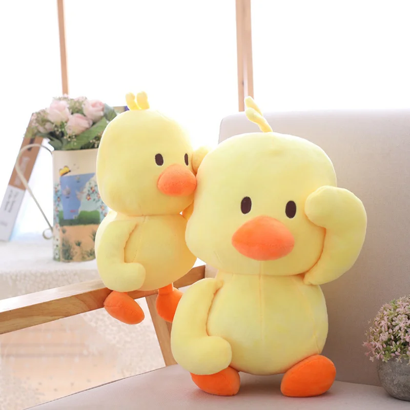 MrY Baby Dolls Cartoon Stuffed Toys Small Yellow Duck Doll Children Gift Animal Toys Gift For Plush Kids Girls For Birthday Gift