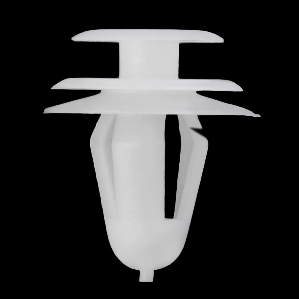 

Hot 50pcs 8mm Car Motorcycle Nylon Fairing Trim Panel Fasteners Clip Rivets For Honda for Yamaha for Suzuki for Kawasaki
