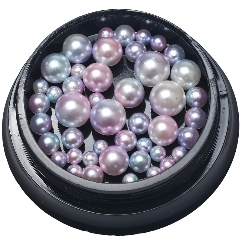 

Wholesale 10 Box Nail Art Decoration Tips Polish Charm Pearl Pro Makeup Hot Wheel Acrilico Manicure Pedicure Stones DIY 3D Tools