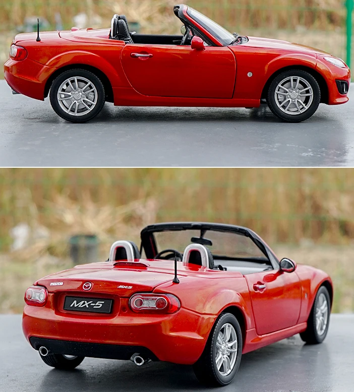 1/18 Mazda MX 5 родстер литья под давлением металлический брелок для автомобильных