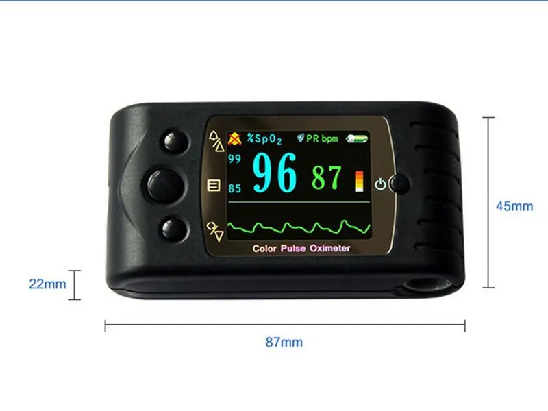 

Pulse Oximeter Color LCD Portable Handheld Digital SPO2 Monitor Pulse Oximeter Fingertip oximetro with extra oxiemter probe