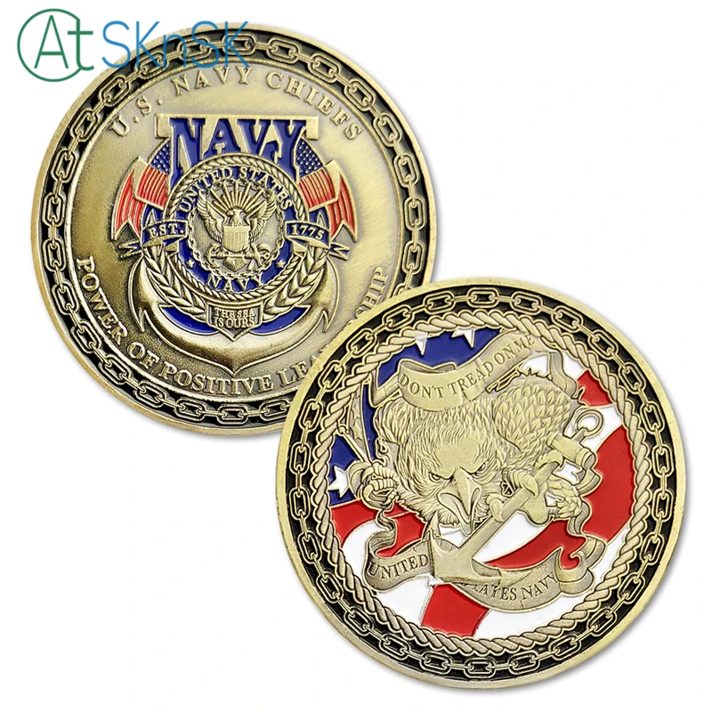 Новая Коллекционная монета американского Орла ВМС США для коллекционных