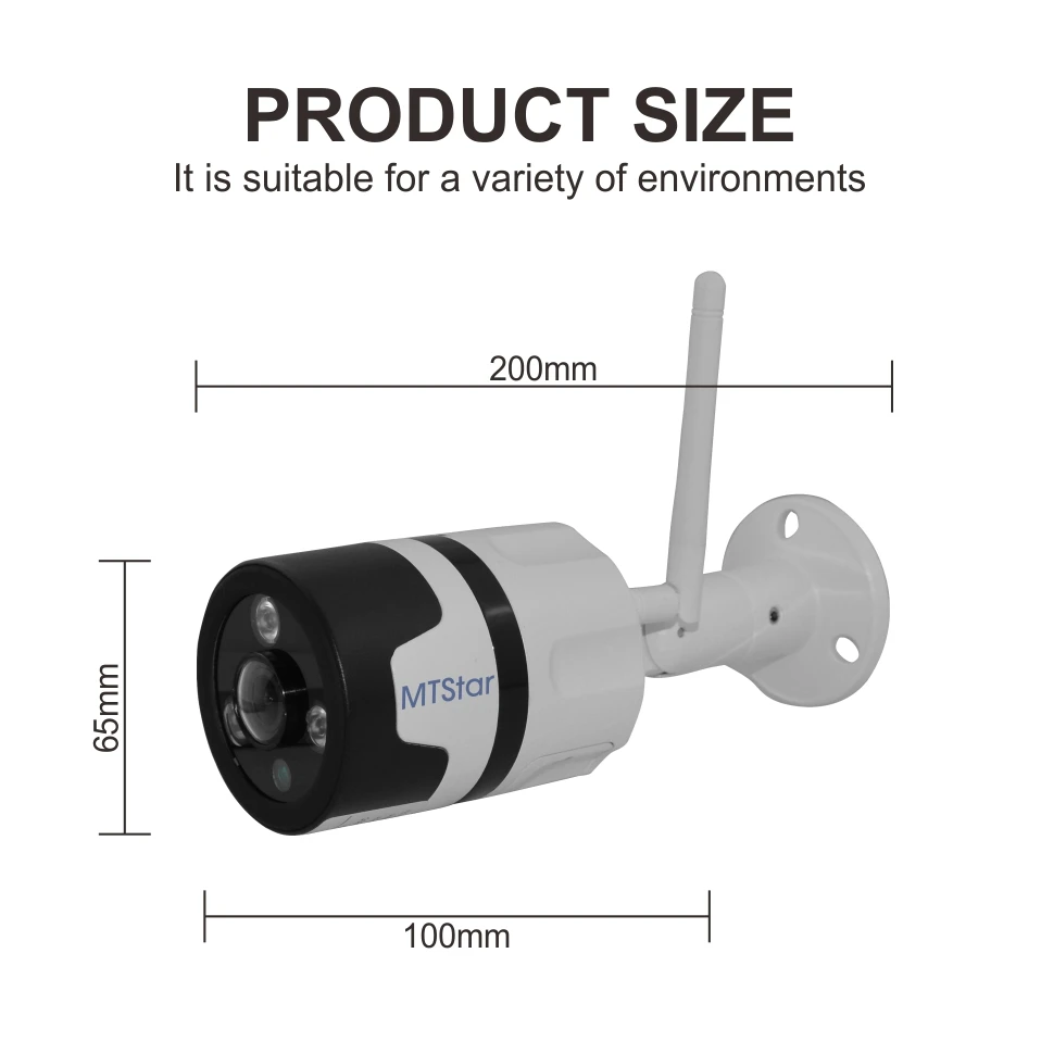 2.0MP Wifi Открытый Рыбий глаз объектив панорамная IP камера 1080P Беспроводная Металл