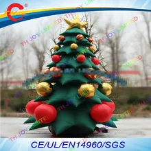 Воздуха до двери, 3 м/10FT гигантские надувные дерево с Рождество шарики украшение украшения