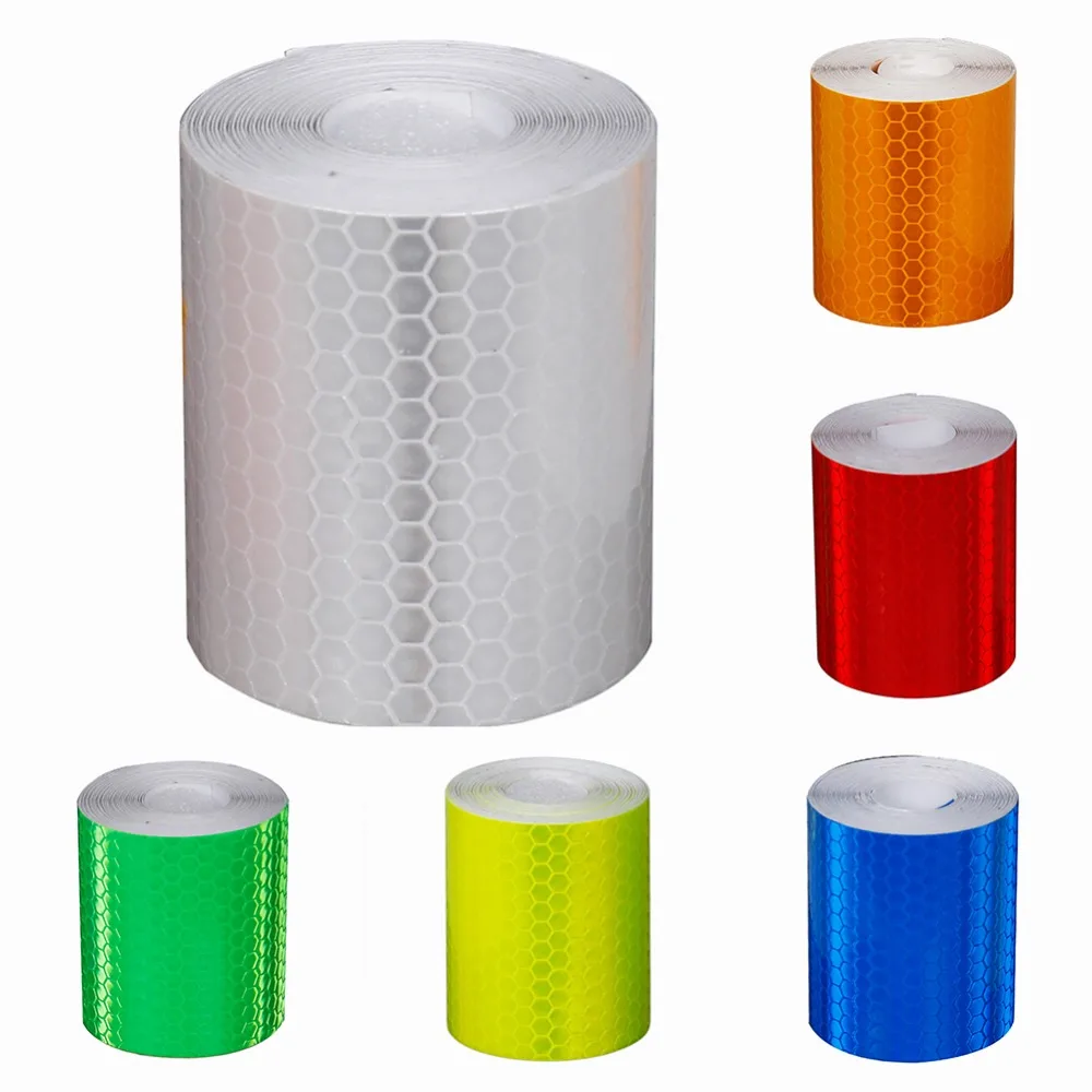 

Bicycle Body Reflective Stickers Night Riding Safety Waterproof Wide Stickers Reflective Warning Tape Bicycle Accessories