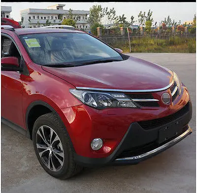 ABS Хром передний бампер губы крышка отделка 1 шт. для TOYOTA RAV4 2013