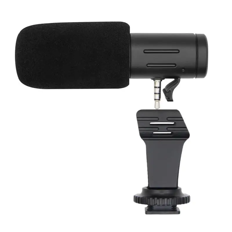 Штатив-Трипод для фотосъемки камеры с устойчивым креплением, рукоятка C стабилизатором, крепление для съемки на низком положении, многофункциональные аксессуары с зажимом - Цвет: Microphone