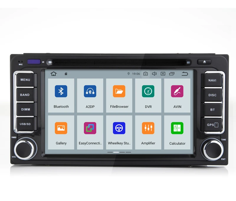 Flash Deal 6.2"Android 9.0 System Quad-core Car DVD Stereo For Toyota Camry Corolla EX Echo Rush RAV4 Hilux Fortuner 4 Runner GPS Navi WIFI 1