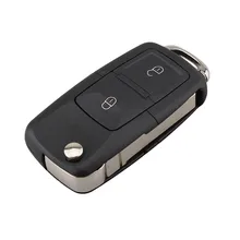 2 Buttons Flip Car Key Replacement 434MHz Chip For VOLKSWAGEN SEAT SKODA Key Fob 1J0 959 753 AG Car Key